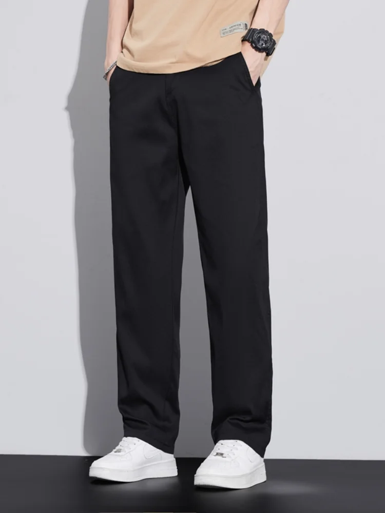 ليوسيل رقيقة جدا سراويل تقليدية الرجال فضفاضة مرنة الأعمال الربيع الصيف السراويل تنفس مستقيم الكورية موضة الذكور السراويل #5