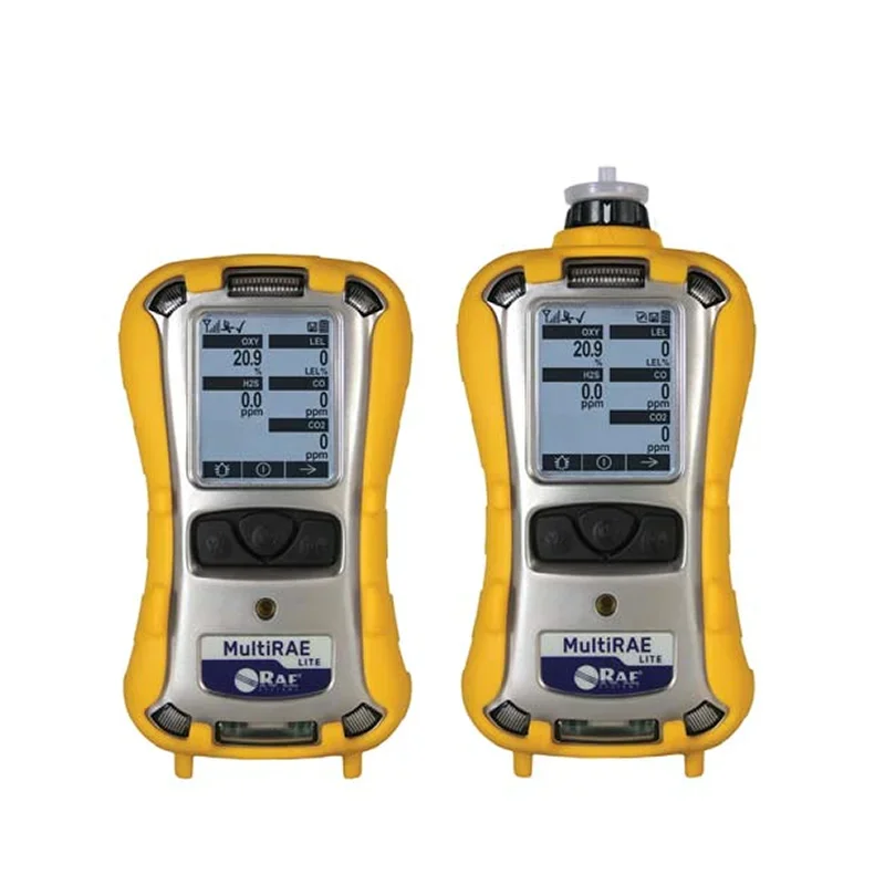 Portable pumping Multi gas detector for CO NO2 CL2 NH3 O2 detecting Multi RAE Lite PGM-6208 gas leak detector