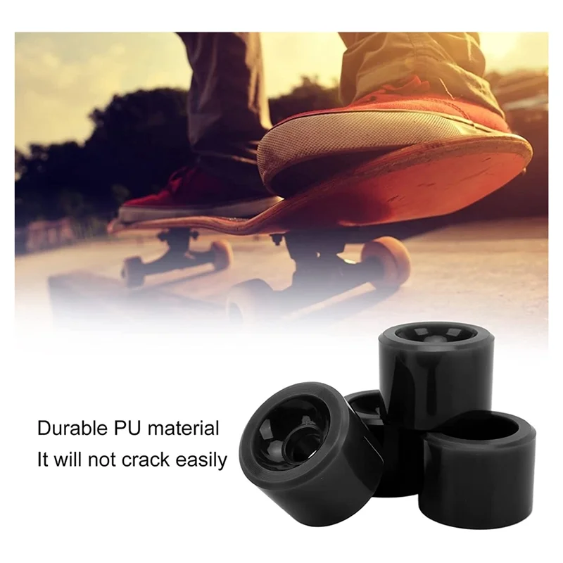 -AT52 Skateboard Wheels Wear-Resistant Pu Long Board Cruiser Wheels Accessories 70X51mm Long Plate Small Fish Plate Wheels