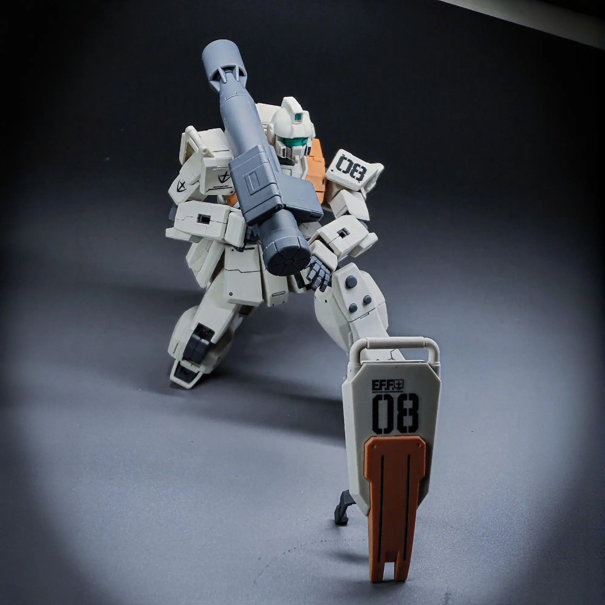 KK MODEL HG 1/144 RGM-79G GM Ground Type Assembly Model Kit Collection Action Fiugres Plastic Model Kits Toys Gifts Robot Toy