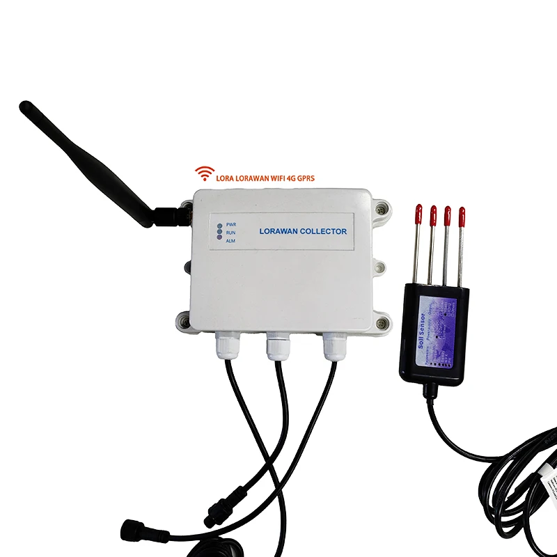 المهنية التربة 7 في 1 الاستشعار RS485 MODBUS 4-20MA اختبار التربة درجة الحرارة الرطوبة التوصيل الرطوبة EC PH NPK الاستشعار