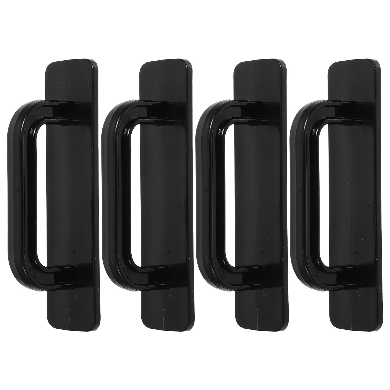 

4 pcs Peel Cabinet Self-Adhesive Drawer Pulls No Drilling Modern Durable Easy Install Removable For Kitchen Bathroom Closet