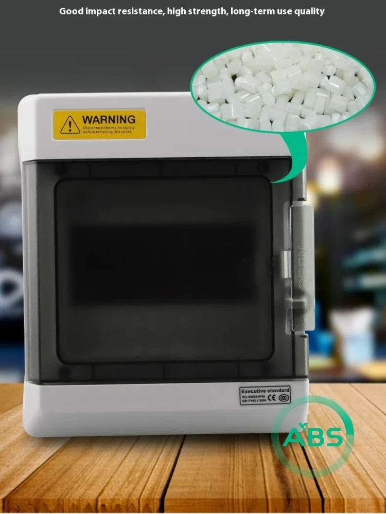 HT-6 Loop Waterproof Distribution Box New Energy Charging Pile Switch Leakage Protection Box Open-installed Rainproof Box