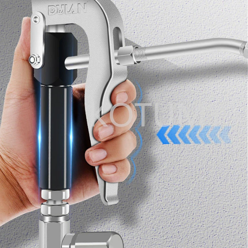 هوائي ارتفاع ضغط الشحوم حاقن الحلمة فوهة الزبدة أنابيب يتكيفون بندقية الشحوم الصغيرة مقرنة دليل مضخة الشحوم رئيس