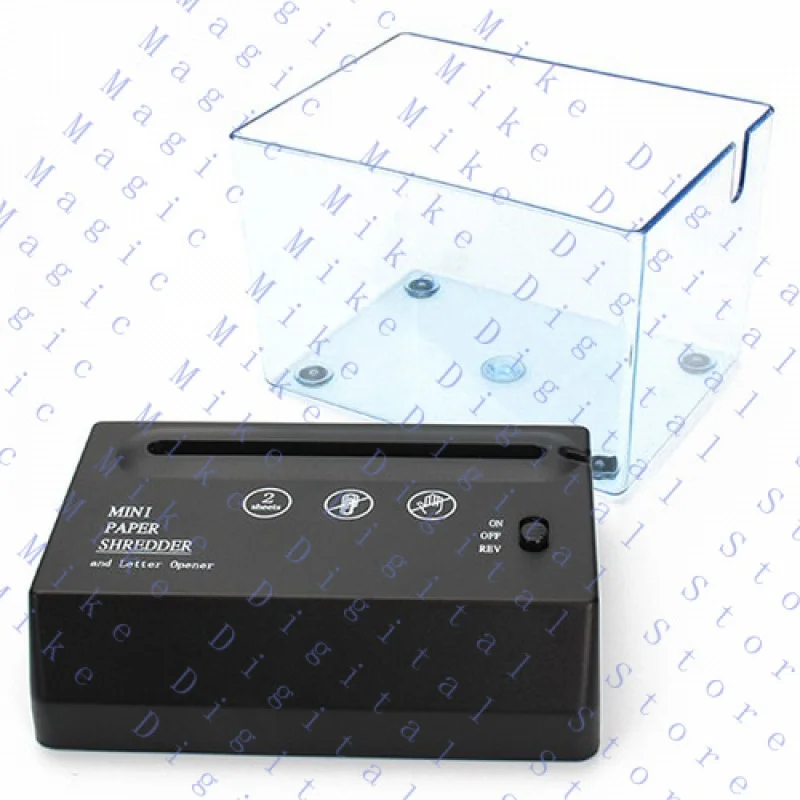 UU  Paper Shredder A6 Paper Cutter Mini Electric Shredder Battery Powered/USB Charge