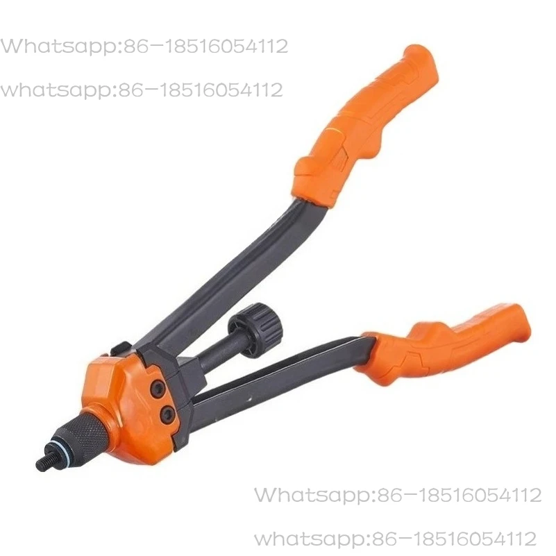 

Semi Automatic Double Handle Rivet Gun Labor Saving Riveting Tool Kit with Nuts