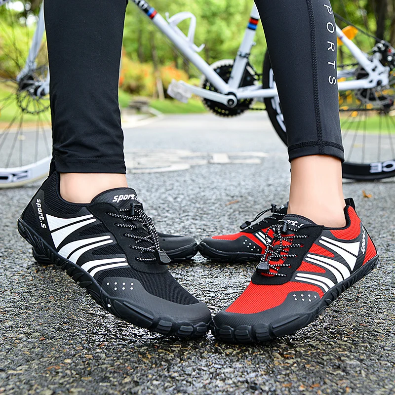 Zapatos de Ciclismo informales para hombre y mujer, zapatillas deportivas para bicicleta de montaña y carretera, al aire libre para carreras,