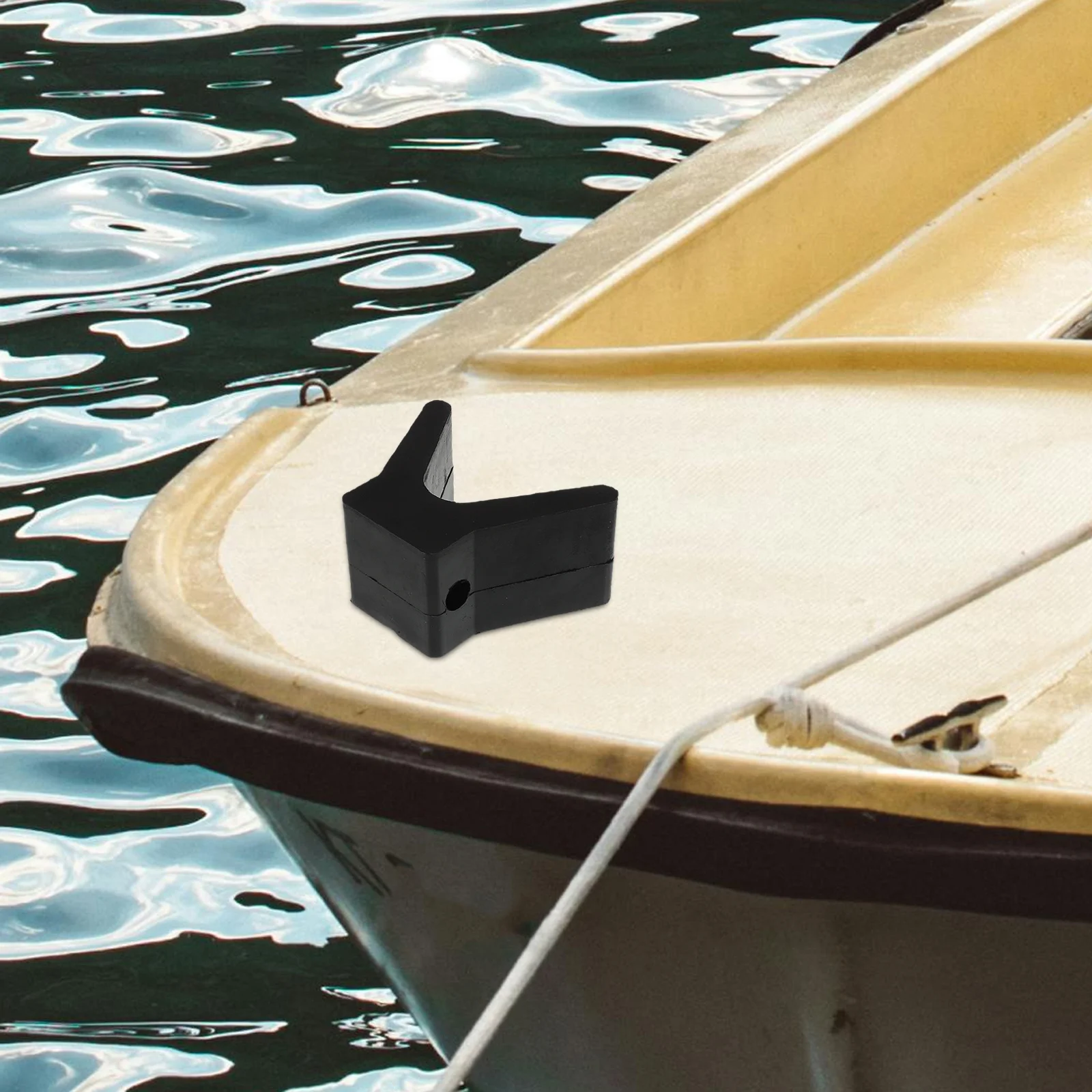 

2pcs Boat Trailer V-Shape Bow Stop Block Rubber Marine Accessories Yacht Kayak Fishing Sailboat Replacement Parts Trailer Boat