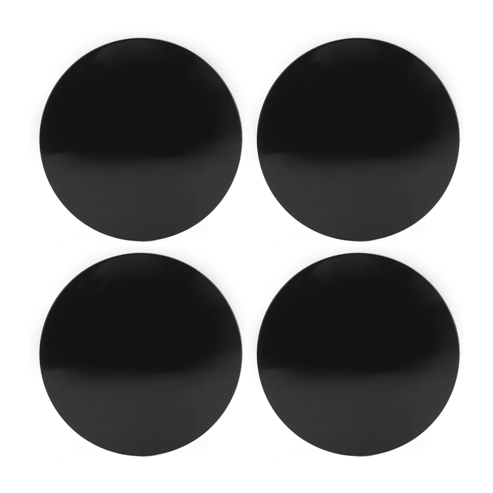 Rim Center 57mm Wheel Center Hub CapCover Carbon Fiber Universal Protective Plastic with Metal Clamps for Cars