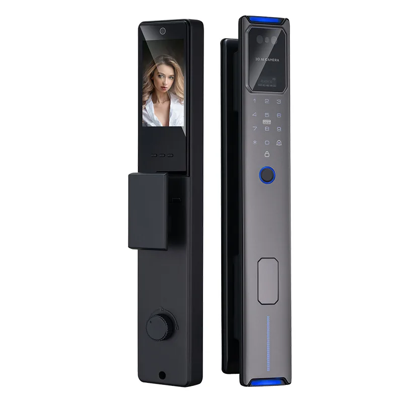 

July008 TT Lock Fully Automatic Digital Door Lock 3D Face Recognition Smart Password WiFi Aluminum Alloy 6085 Lock Body Adapted
