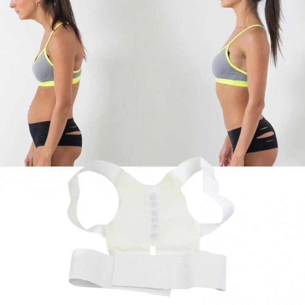 Adjustable Unisex Humpback Posture Corrector Back Shoulder Support Belt Strap Lightweight Comfortable Easy To Wear