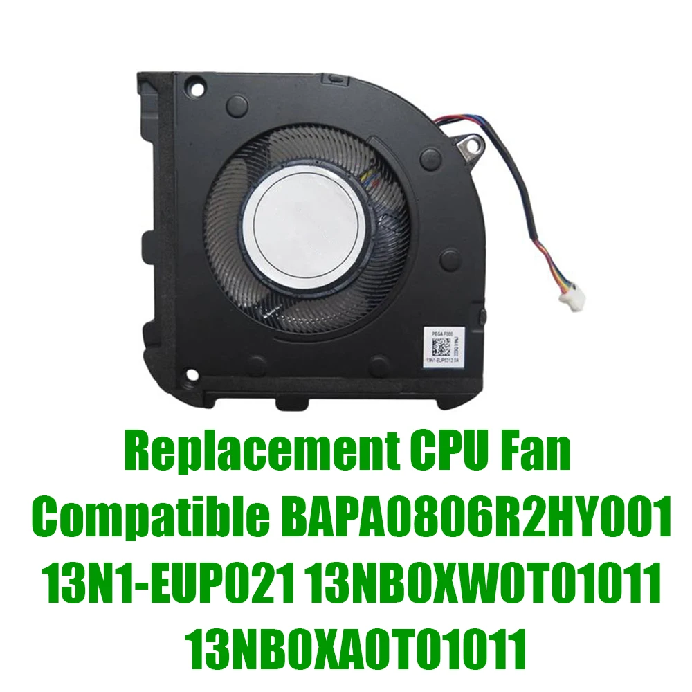 Für ASUS Vivobook S 14 BAPA0806R2HY001 13N1-EUP021 13NB0XW0T01011 13NB0XA0T01011 DC12V 1.0A Laptop CPU-Lüfter Ersatz