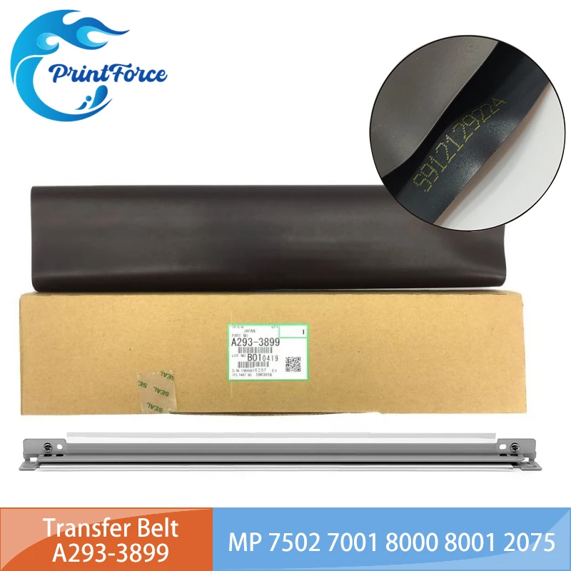 A293-3899 OEM Original IBT Transfer Belt A229-3852 for Ricoh Aficio 1060 1075 2075 MP7001 MP7500 MP8001 MP9002 Transfer Blade