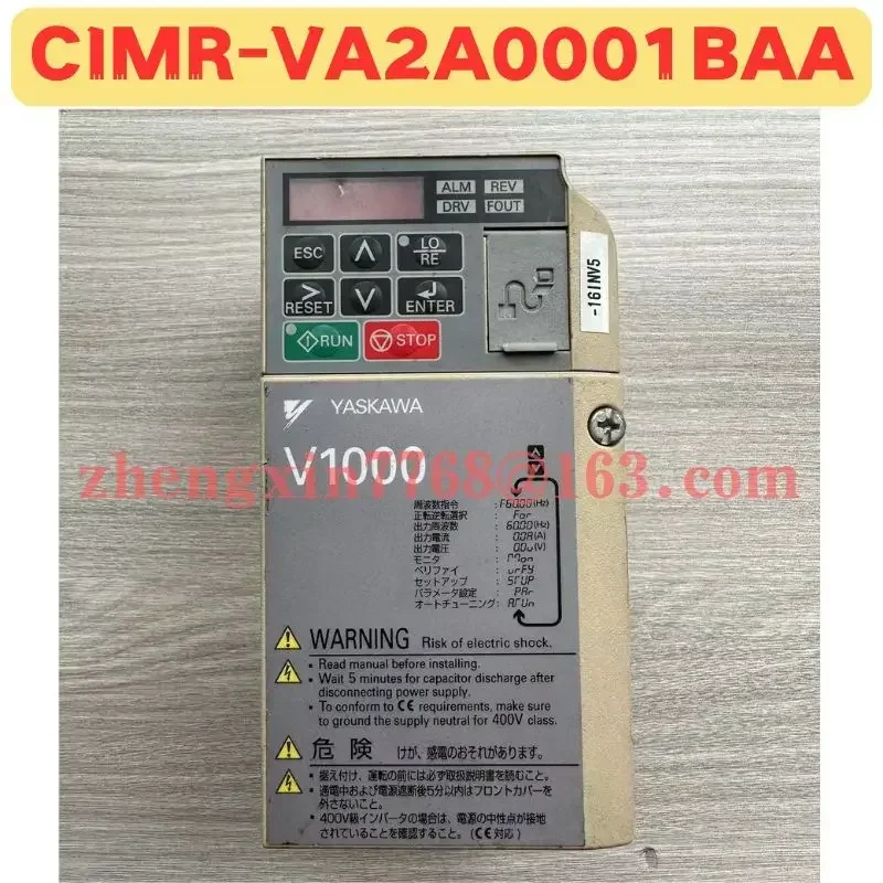 Used Frequency Converter CIMR-VA2A0001BAA CIMR VA2A0001BAA Normal Function Tested OK