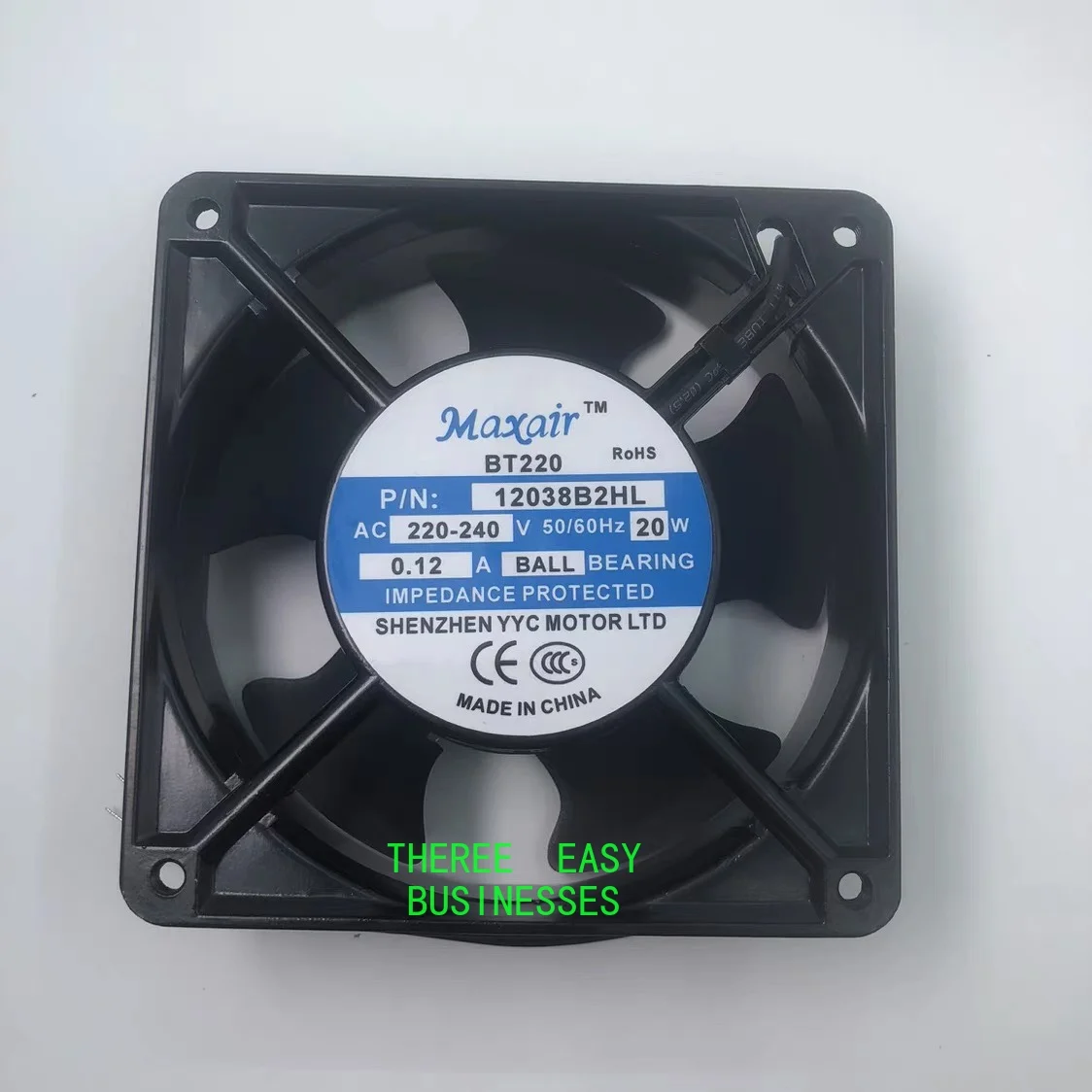 

BT220 axial flow fan BT12038B2H ultrasonic welding machine 220V cooling fan 12CM