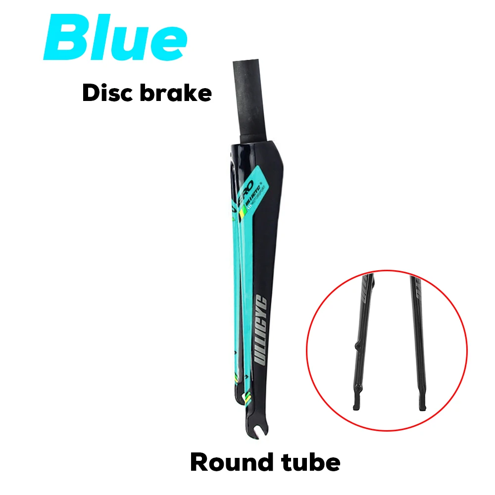 Ullicyc-Gloss Carbon Fiber Fork, Quick Release, Road Bike, Bicycle