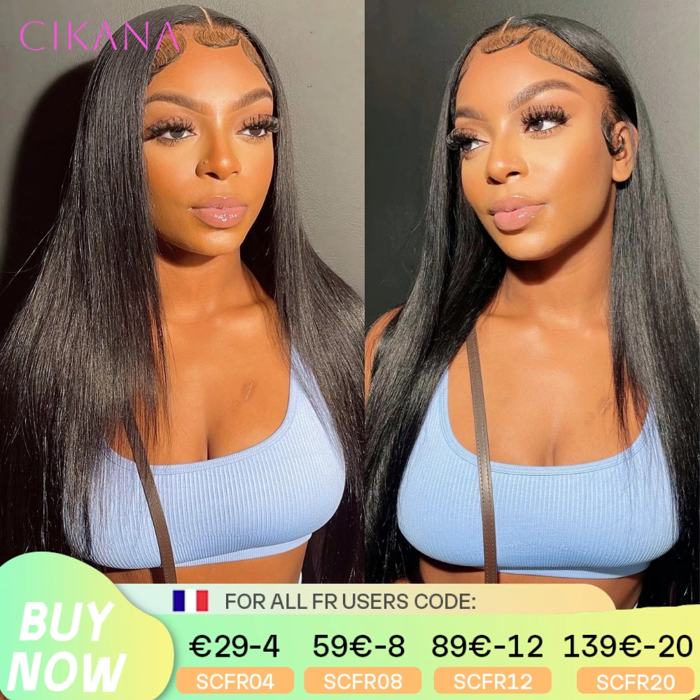 13x6 Straight Human Hair Wigs 30 32 Inch 13x4 Brazilian HD Lace Frontal Wig Pre Plucked 180 Density 6x4 5x5 Lace Closure Wigs