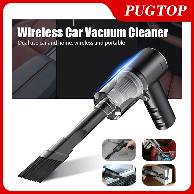 12000Pa Car Wireless Vacuum Cleaner Portable Strong Suction Home Cleaning Equipment Handheld Dust Collector Mini Car Dust Blower