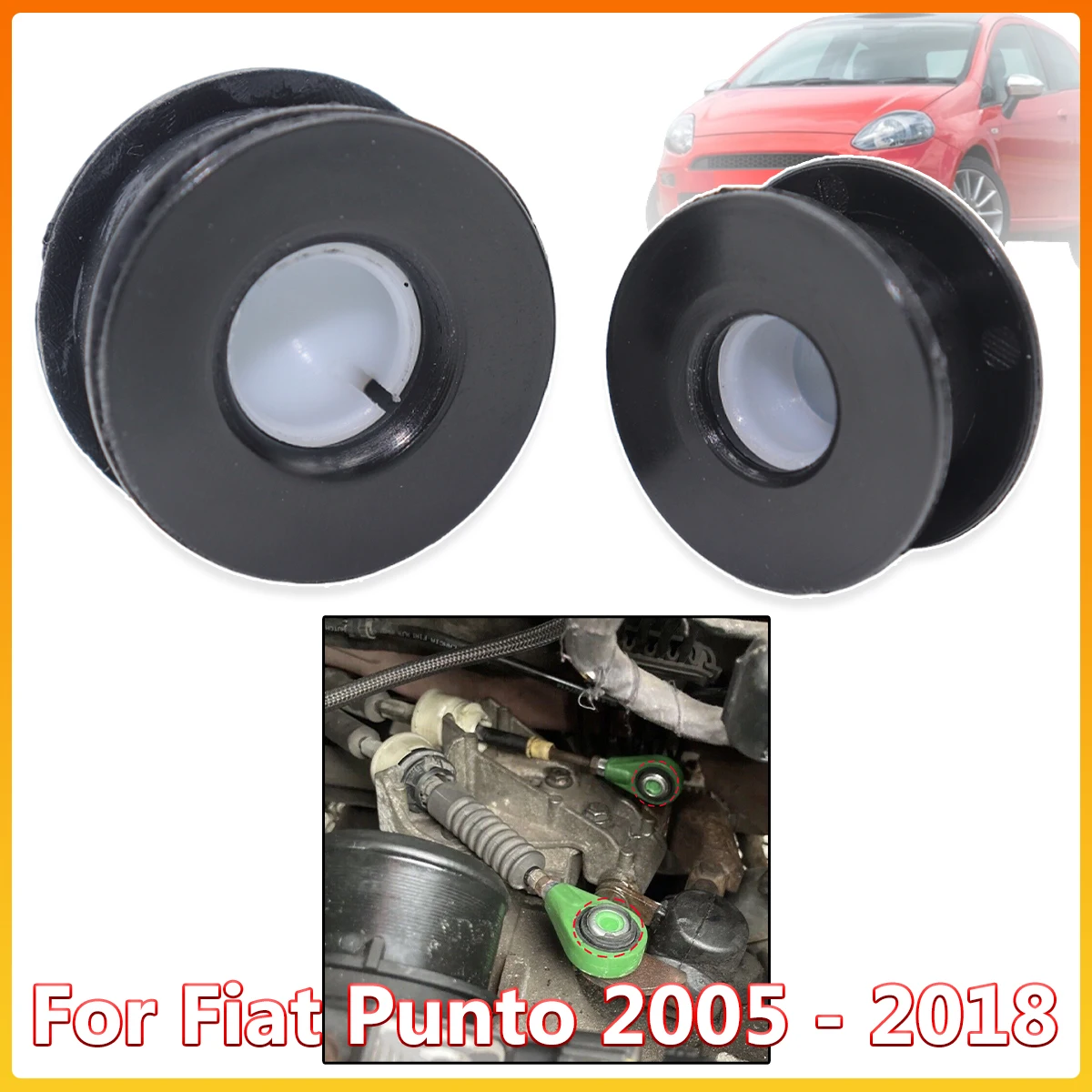 Manual Gearbox Shift Cable Linkage Control Bushing Gear Shifter Lever Selector End Rod Fix Repair Kit For Fiat Punto 2005-2018