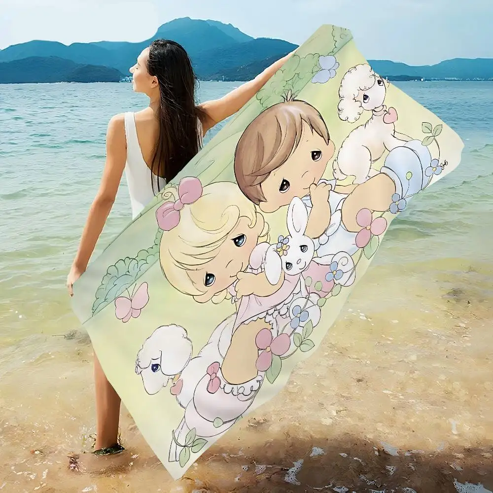 

Precious Moments Cute Big Microfiber Beach Towels Quick Dry Towel Sand Beach Towels Pool Towel For Travel Swim Pool Yoga