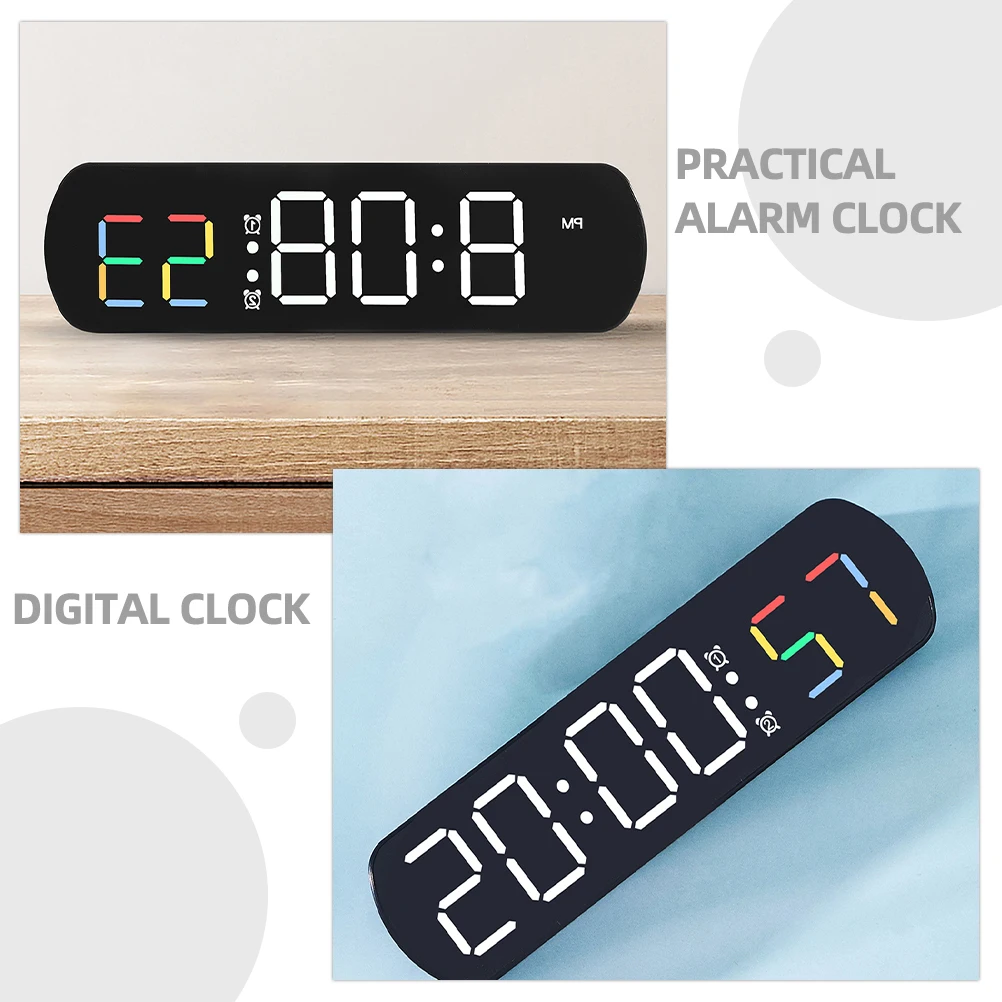

Led Digital Alarm Bedroom Desktop Large Display Operated Small Clock Electric Wireless Clock For Office Classroom Home