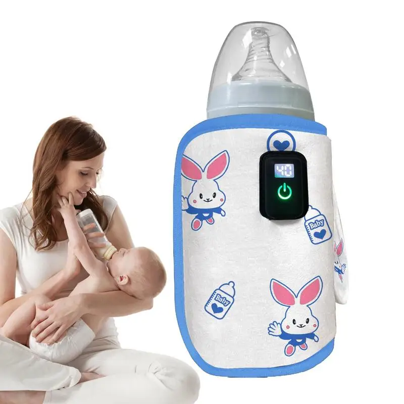 Newborn Portable Bottle Feeding Warmers USB Milk Water Warmer Travel Stroller Insulated Bag Baby Nursing Bottle Heater supplies