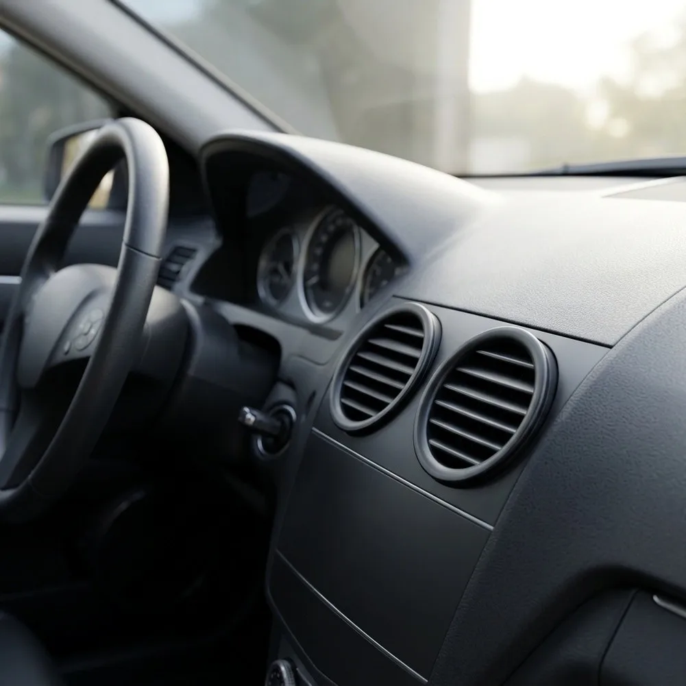 For Interior Climate Control Front AC Outlet Round Air Deflector High-strength Material Heat Resistant Fade Resistant