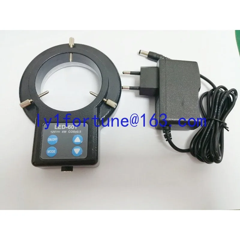 60 four-zone lights exit high-grade zinc alloy inner diameter 61MM stereomicroscope LED ring light source 60T