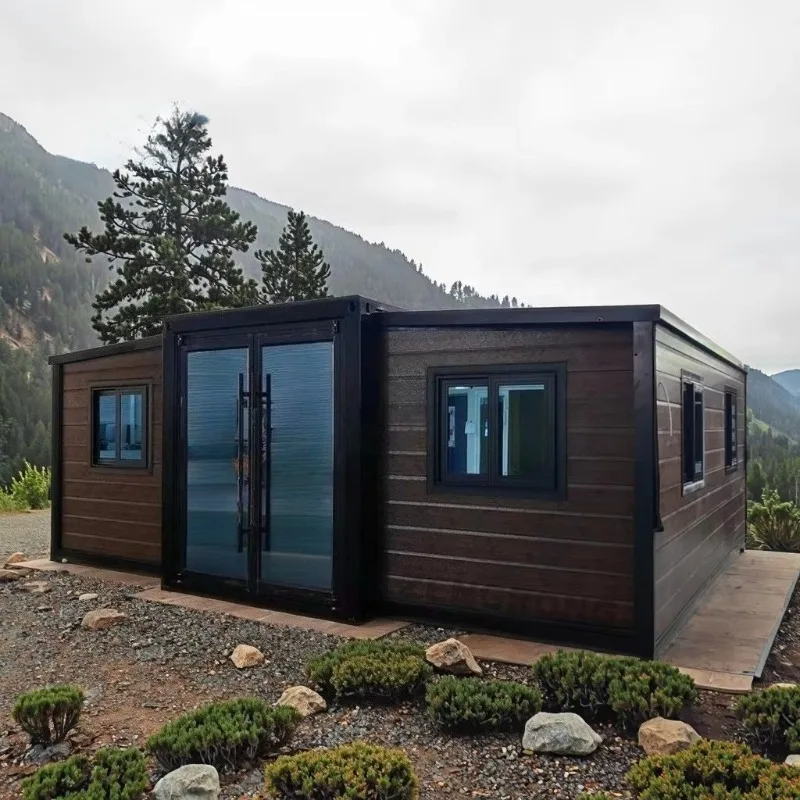 2026 تصميم جديد لفيلا جاهزة منازل صغيرة 2 غرف نوم منازل حاوية حديثة قابلة للتوسيع وقابلة للفصل للبيع #1