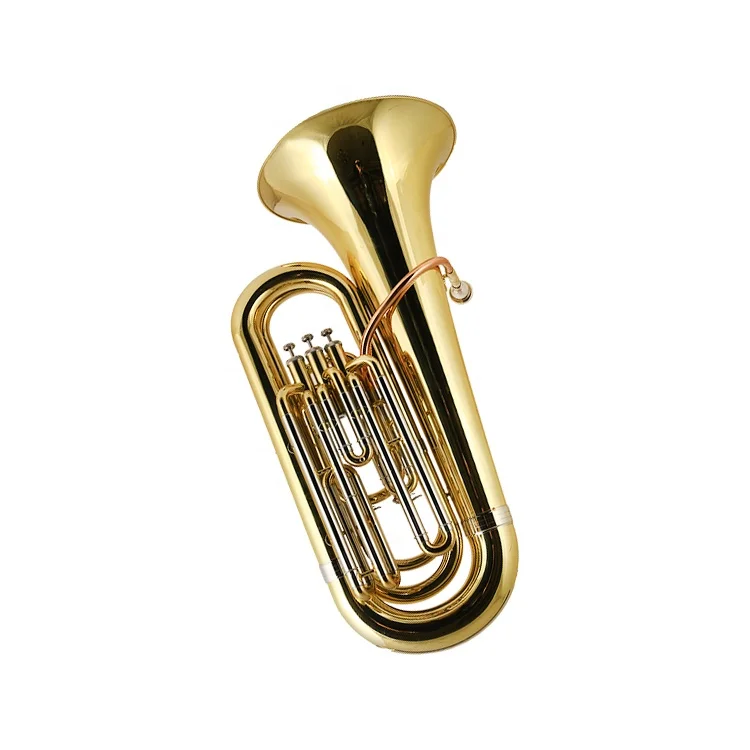

Hooqu Factory Good Quality Brass Instruments Brass Tuba With Good Price