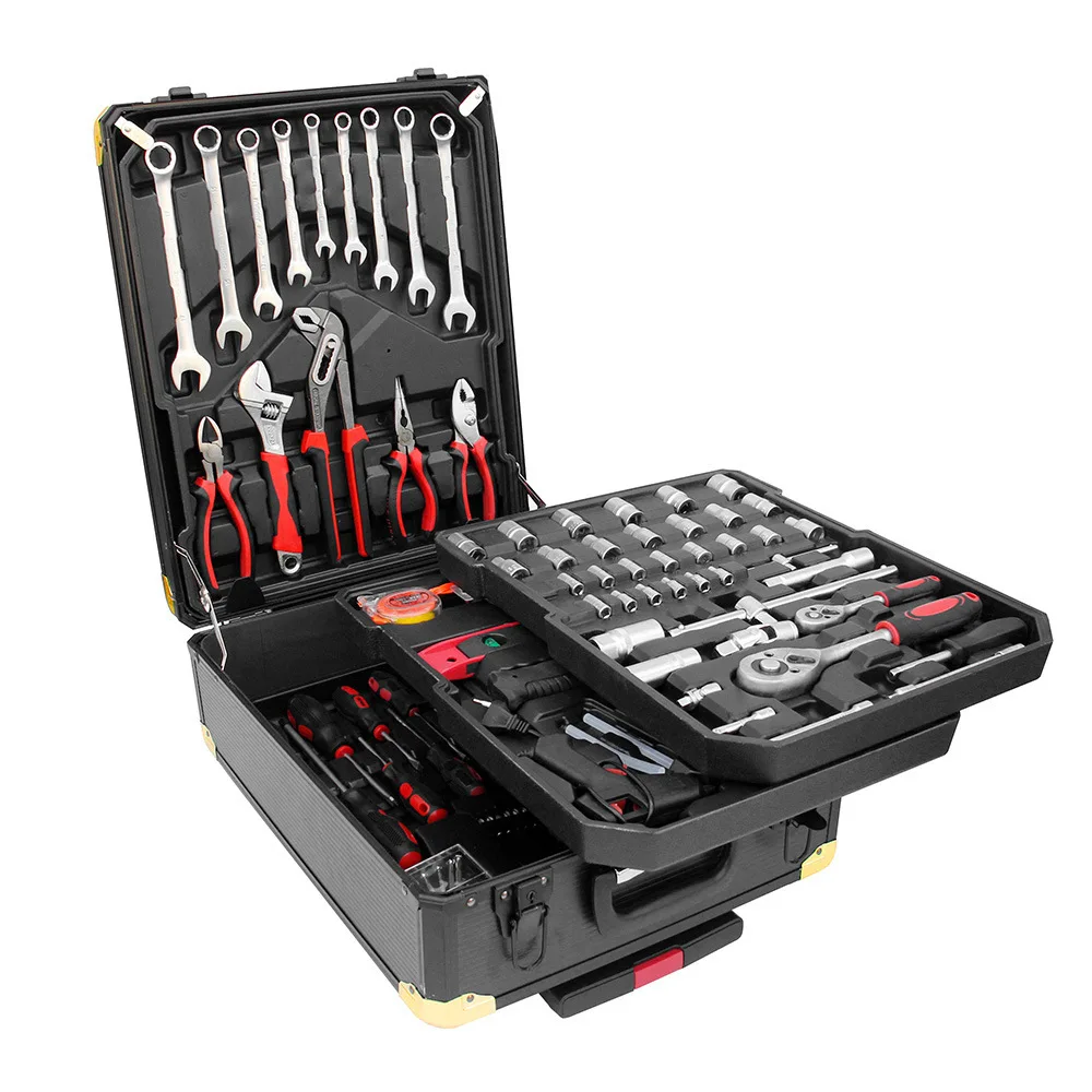 Universal ratchet wrench repair set Repair tool set 4 pallet ratchet wrench trunk set