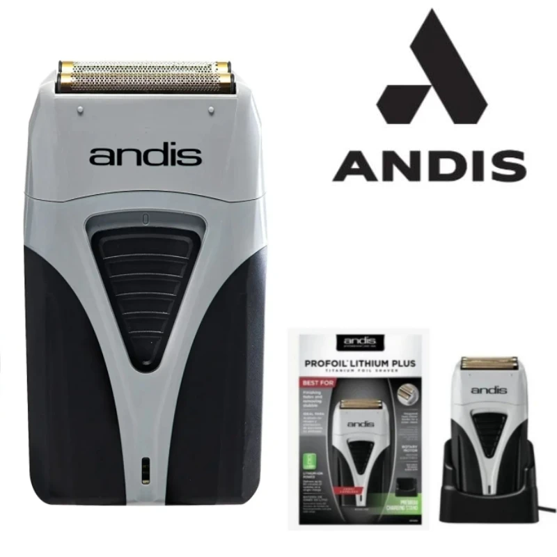 ANDIS-Afeitadora eléctrica Profoil Lithium Plus 17205 para hombre, maquinilla de afeitar para Barbero, afeitadora de pelo Calvo, suministros originales americanos