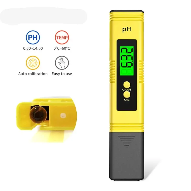 2 pz TDS PH Meter Tester Acqua Digitale 0.01ph Misuratore PH Ad Alta Precisione 0-9990ppm Temperatura TEMP PPM Tester