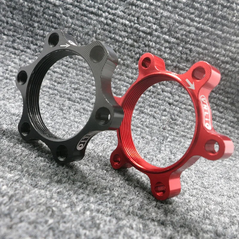 Vnlio bicycle brake disc flange adapter hub rotor base brake disc threaded base bicycle parts
