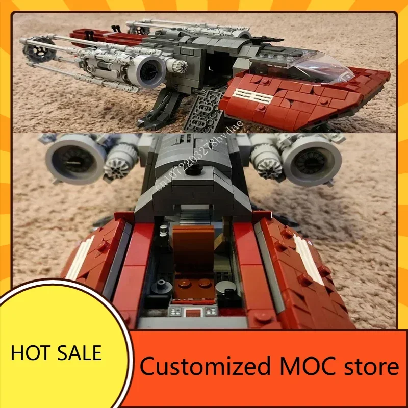 Space Battle Series MOC Starship Class Breon Dayvan Puzzels DIYAssembly Ruimteschip Speelgoed Verjaardag Kinderen Kerstcadeaus voor leeftijden