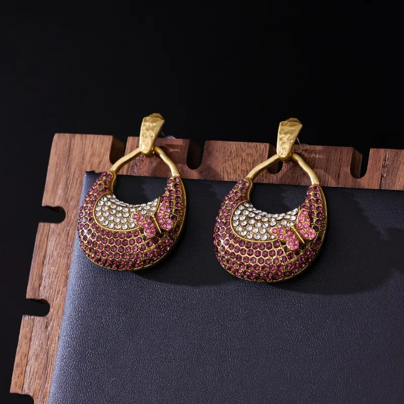 

Серьги-бабочки в стиле ретро с бриллиантами, винтажные серьги в средневековом стиле, нишевая мода, элегантность