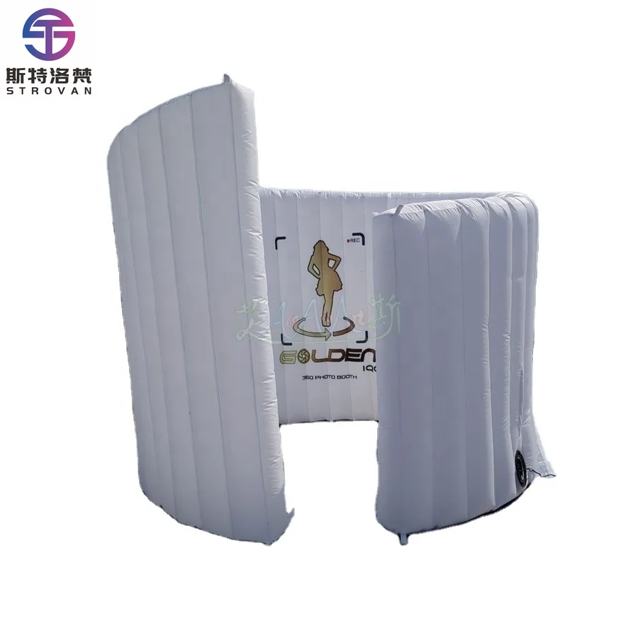 

STLF Hot Sale Inflatable Curved Wall Tent with Color-Changing LED Lights for Parties Meetings Business Advertising