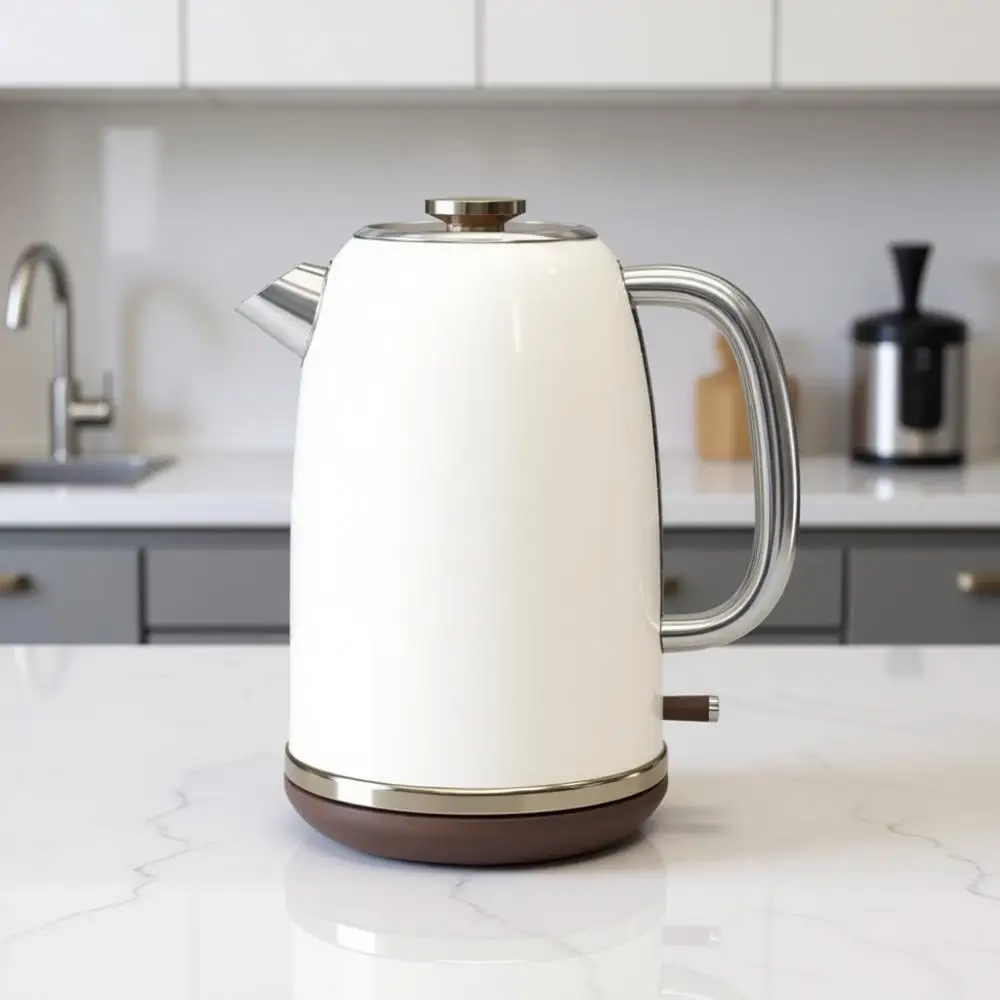 

1.8L 1200W Stainless Steel Electric Kettle with Keep Warm, Auto-Off, BPA-Free for Hot Water & Tea/Coffee