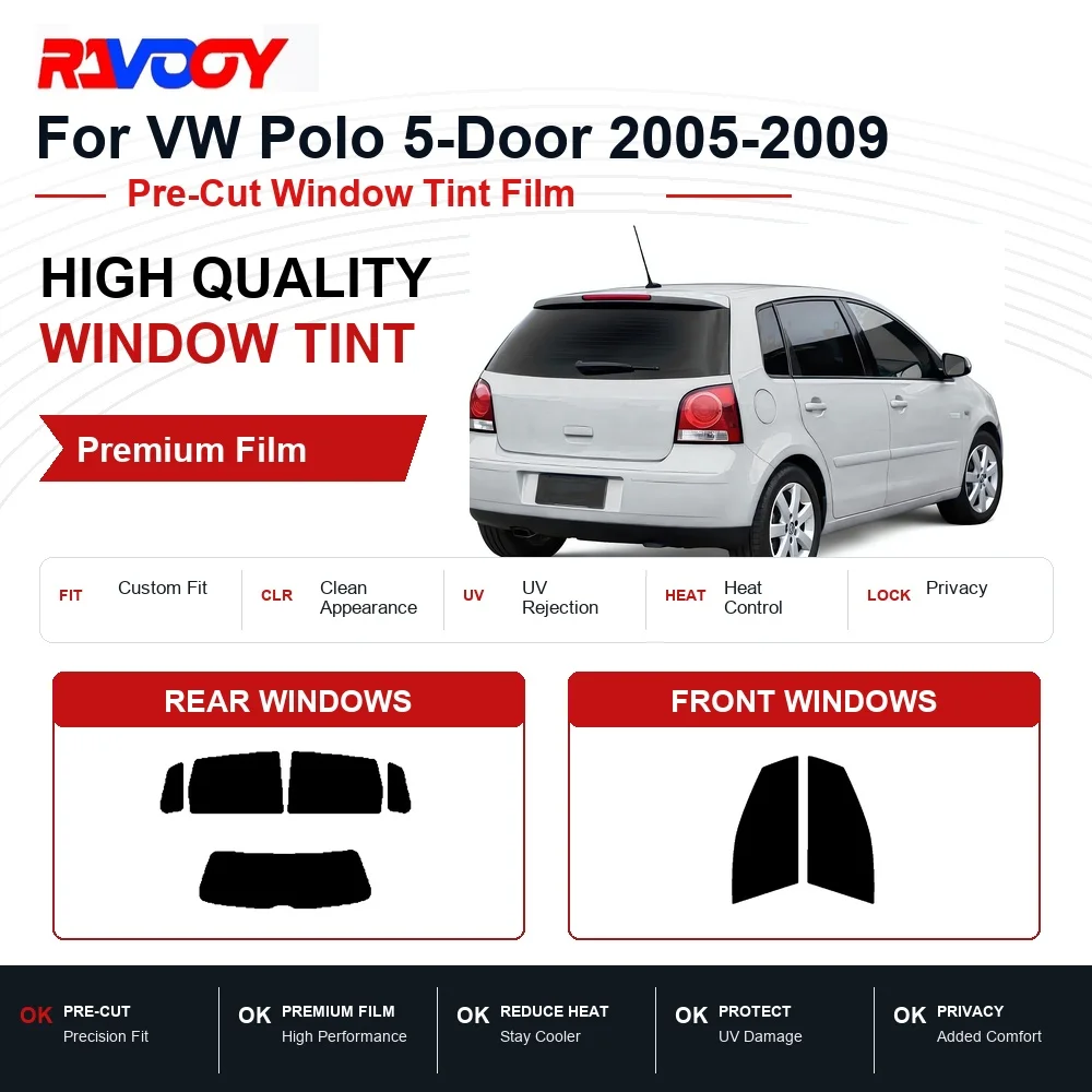 premium-pre-cut-window-tint-for-vw-polo-5-door-2005-2009-front-rear-windows-uv-heat-rejection-privacy-film