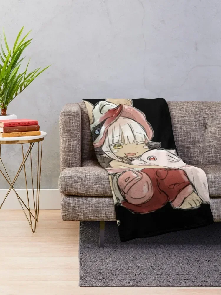 Made in Abyss Anime Classic Throw Blanket Flannel Fabric Camping Warm christmas gifts Blankets