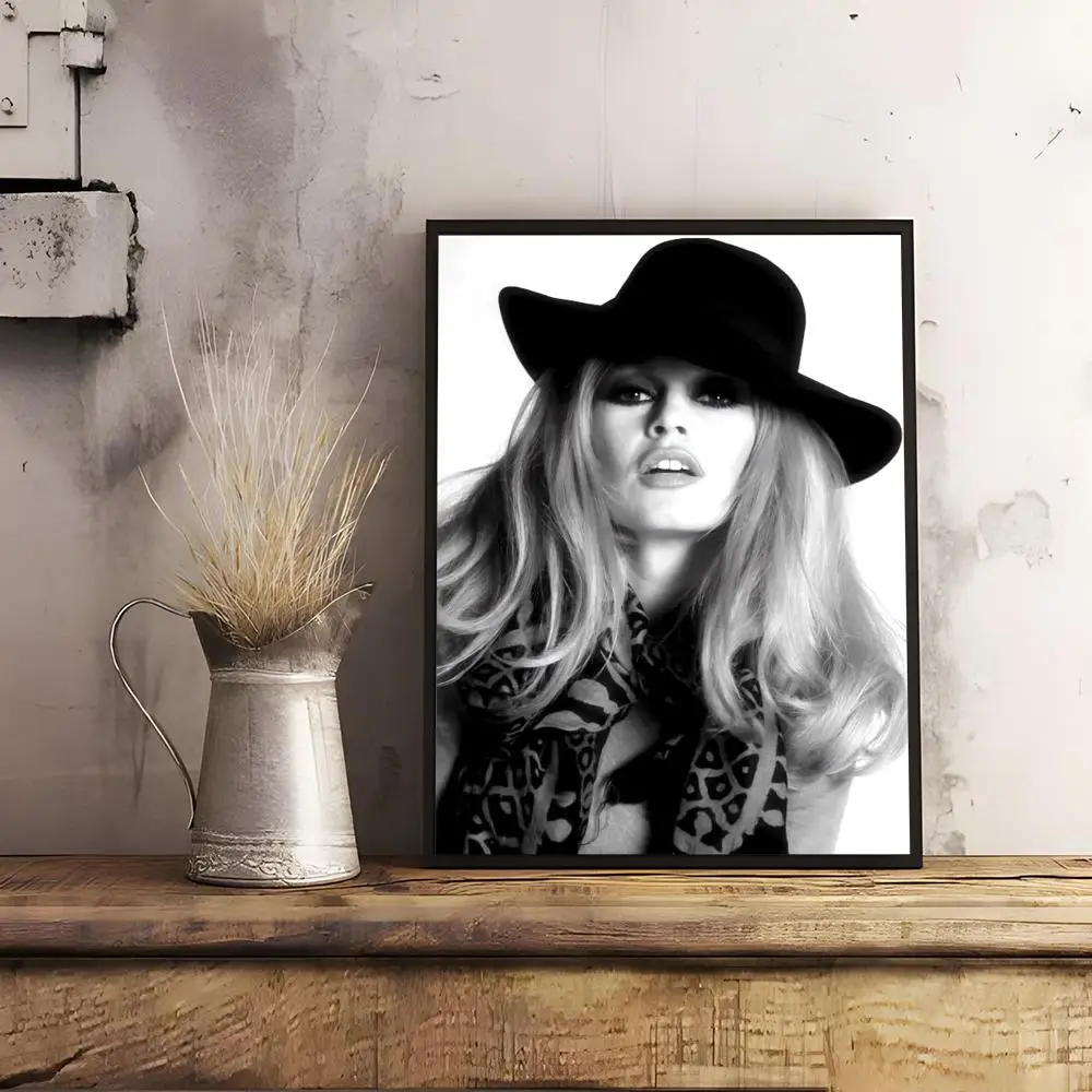 ملصق مجلة Pop Singer B_Brigitte B_Bardot ملصقات جدارية فنية جدارية مطبوعة صور لغرفة المعيشة المنزلية ديكور المدخل #4