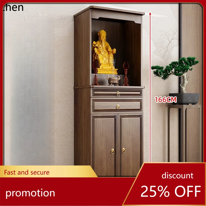 

CZ Standing Cabinet Guanyin Buddha Statue Cabinet Altar Cabinet Bodhisattva Worship Table