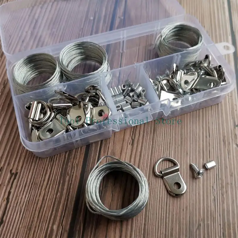 57QF Professional Grade Wire Rope Flexible Wire Rope set 124pcs/set for Displays