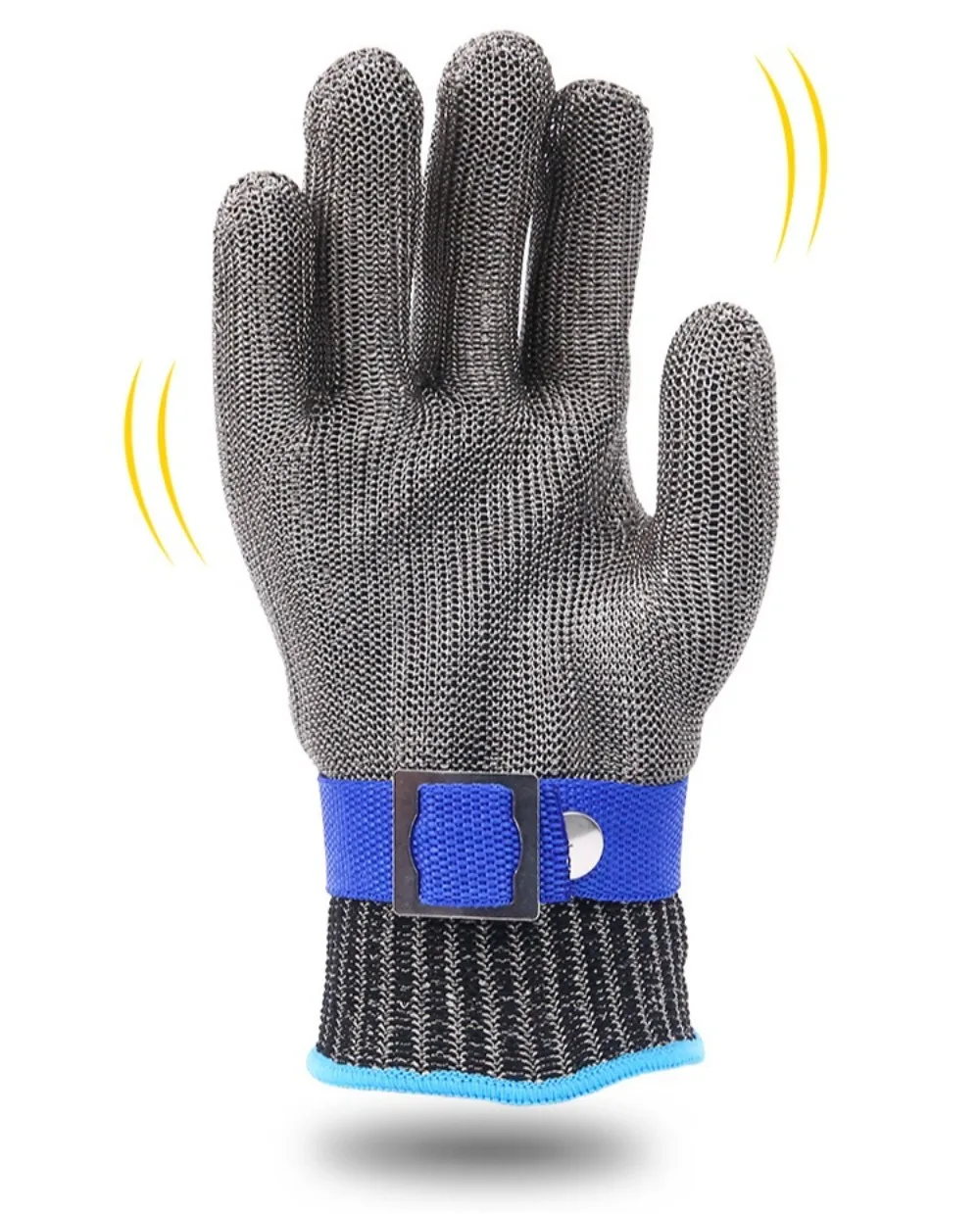 

Level 9 A9 Cut Resistant Glove Food Grade, 2.0 Upgraded Protective Anti Cutting Stainless Steel Mesh Metal Glove