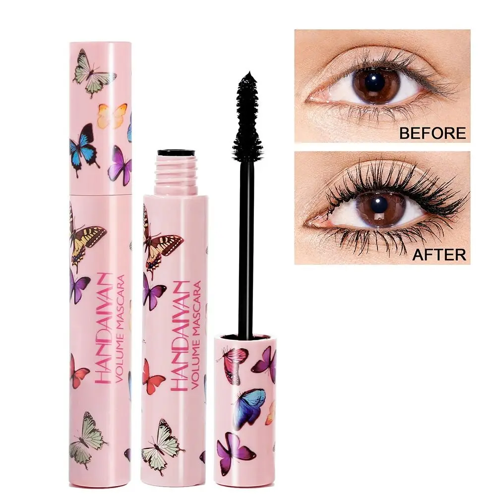 Waterproof Eyelash Mascara Non-smudge Long Lasting Eyelashes Lengthening Mascara Silky Lash Fast Dry Curling Thick Eyelashes