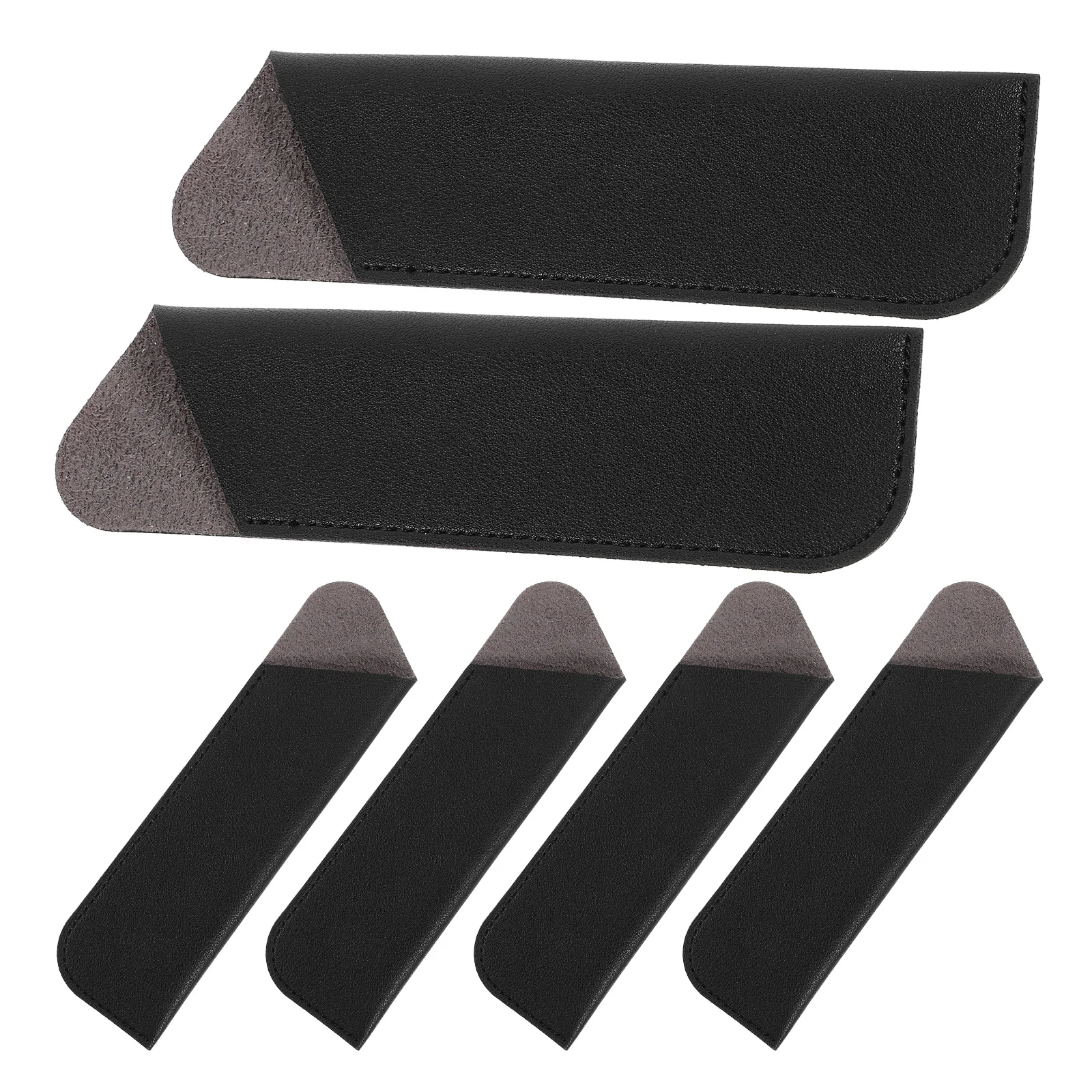

6Pcs Pen Pouch Sleeve Protective Cover for Fountain Ballpoint Pens Portable Durable PU Material for Any Occasion