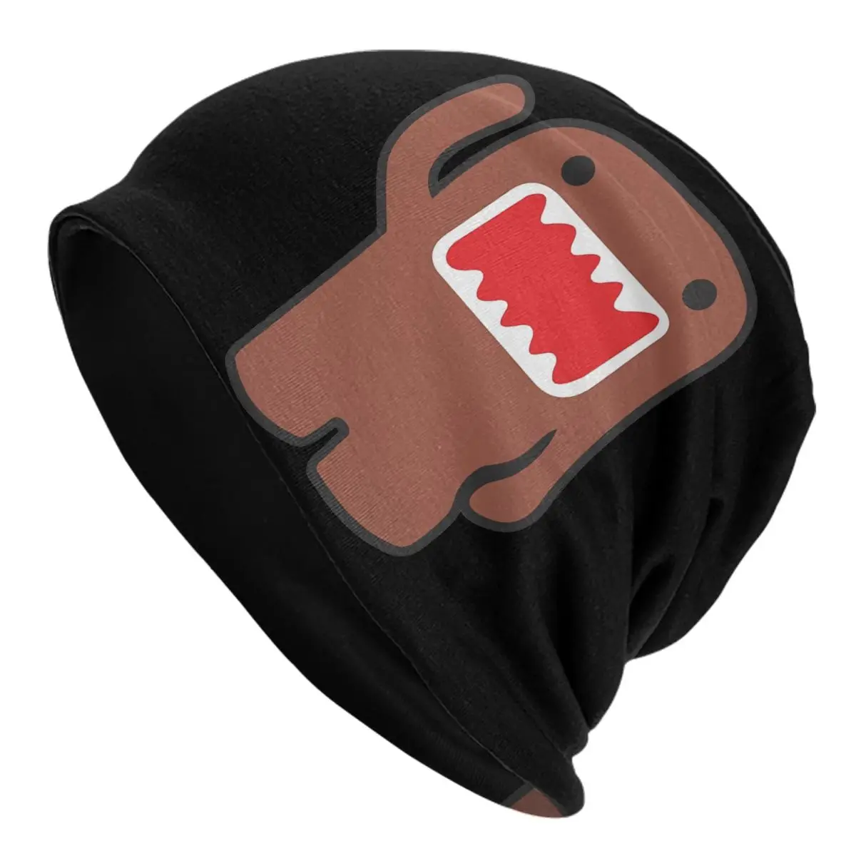 Domo Kun Doll Bonnet Hats Knitting Hats Fashion Street Skullies Beanies Hat Men's Women's Summer Dual-use Cap