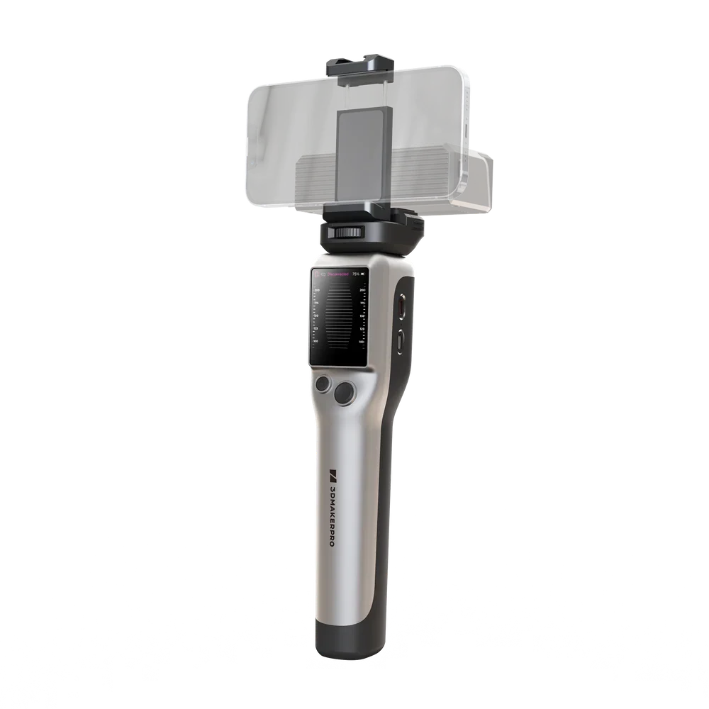 3DMakerpro Smart Grip connects Seal/Moose to your smartphone, enabling on-the-go scanning