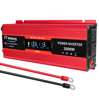 12V Inverter For 110V Modified Sine Wave 60HZ Voltage LCD Indictor Dual USB 500W 1000W 2000W Car Inverter US Socket