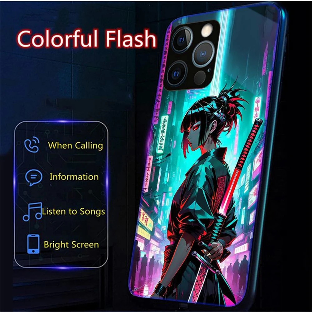 

Чехол со светодиодной вспышкой и светодиодной вспышкой So Cool Graffiti Design для iPhone 16 E 15 14 13 12 11 Pro Max XR XS Plus 7 8 SE2020